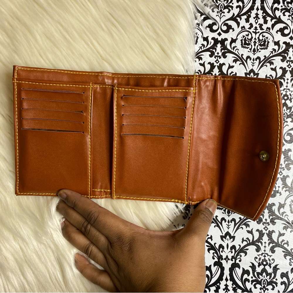 VINTAGE Dooney & Bourke : all weather leather satchel handbag & matching wallet - Picture 11 of 16